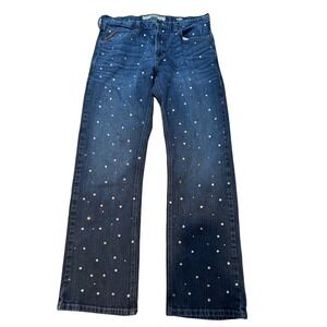 Ariat M5 Legacy Women's Straight Leg Jeans Sparkle‎ Rhinestone Embellished 34 32